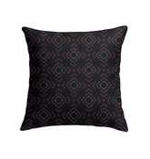 Close-up of the enchanting forest design on our woodland indoor pillow.